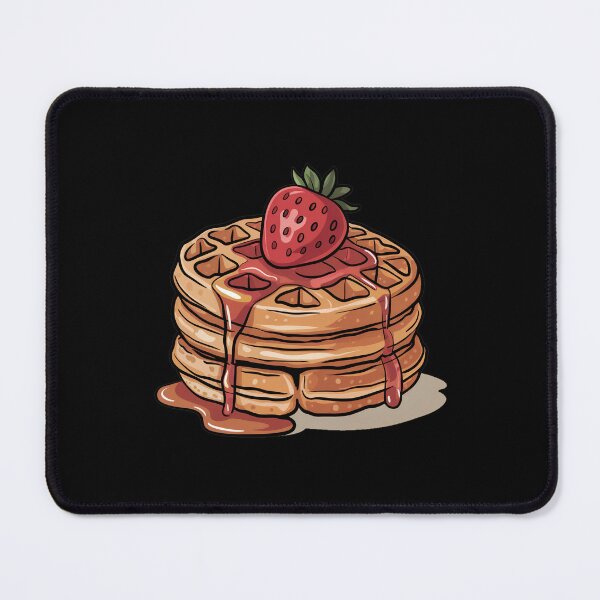 Item preview, waffles with strawberry designed and sold by jkrphoto.
