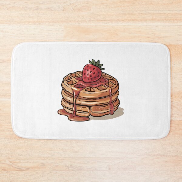 Item preview, waffles with strawberry designed and sold by jkrphoto.