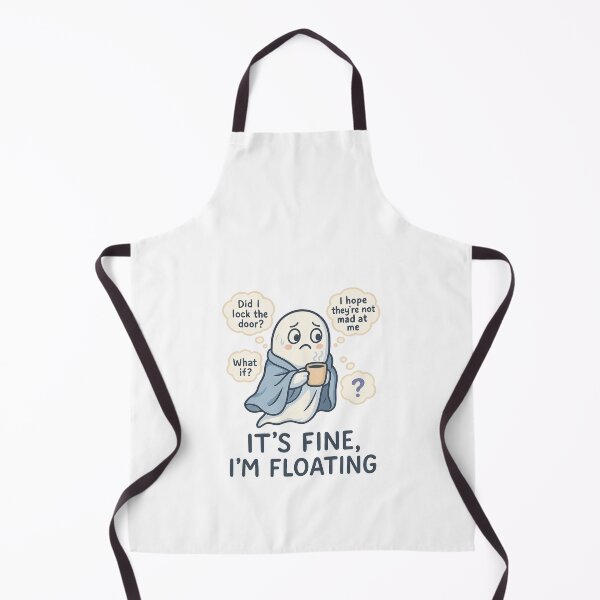 Item preview, Anxious Little Ghost – It’s Fine, I’m Floating designed and sold by FBA.