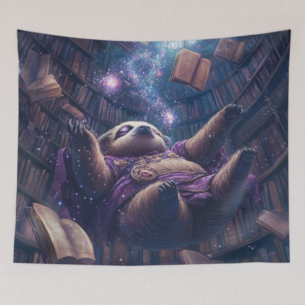 Item preview, Sleepy Sloth Wizard designed and sold by Rtymer.