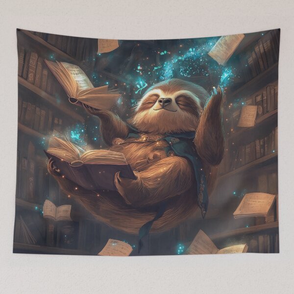 Item preview, Sleepy Sloth Wizard designed and sold by Rtymer.