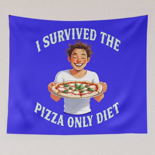 Item preview, I SURVIVED THE PIZZA ONLY DIET 5 designed and sold by DigitalandPhoto.