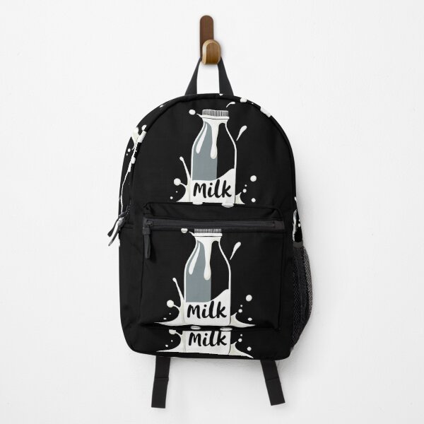 Item preview, Stylized Splashing Milk Bottle Illustration designed and sold by ART ATTACK ZONE.