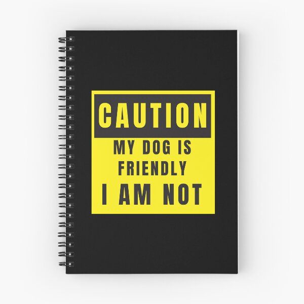 Aperçu de l'œuvre Mon chien est amical, je ne le suis pas créée et vendue par DistincTee.