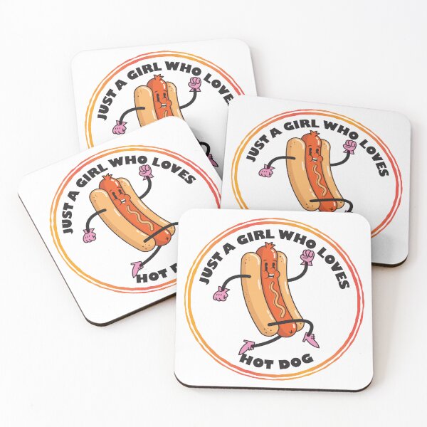 Item preview, Just A Girl Who Loves Hot Dog designed and sold by bolimj.