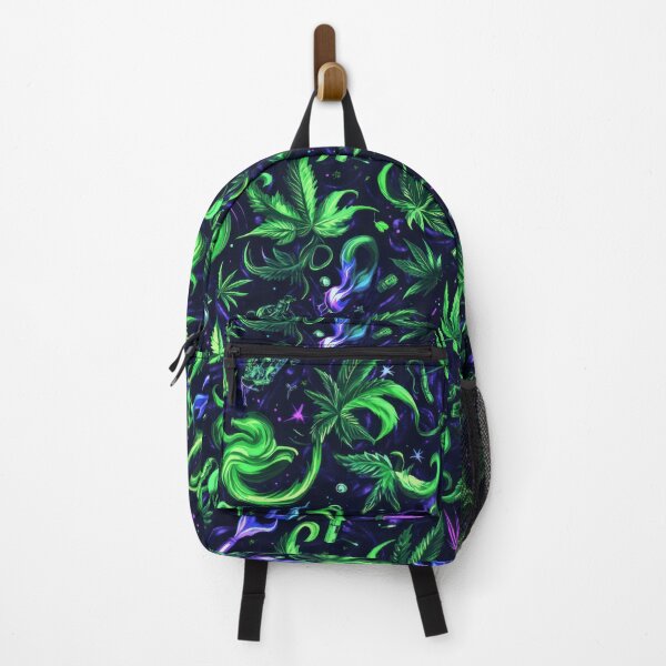 Item preview, Neon Weed leaves — Contemporary Graphic Art designed and sold by HEADMADE-TV.