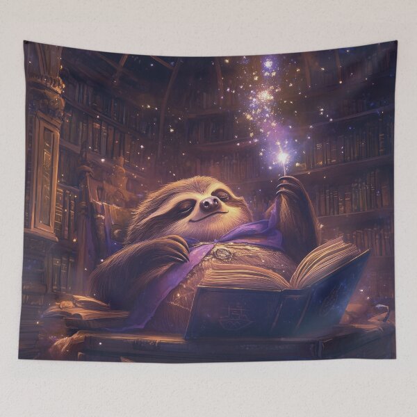 Item preview, Sleepy Sloth Wizard designed and sold by Rtymer.