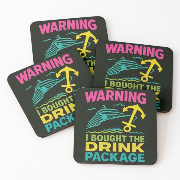 Item preview, Warning: I Bought the Drink Package – Funny Cruise Party Design designed and sold by Victor Shadehorn.