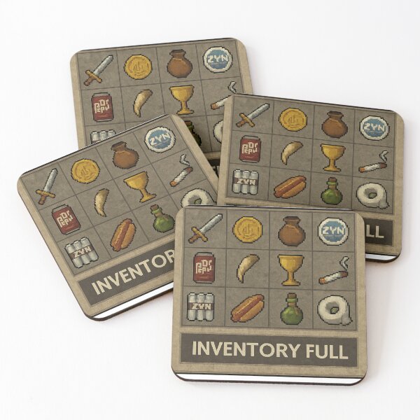 Item preview, Inventory Full – Pixel Art Survival Essentials designed and sold by GooberCore.