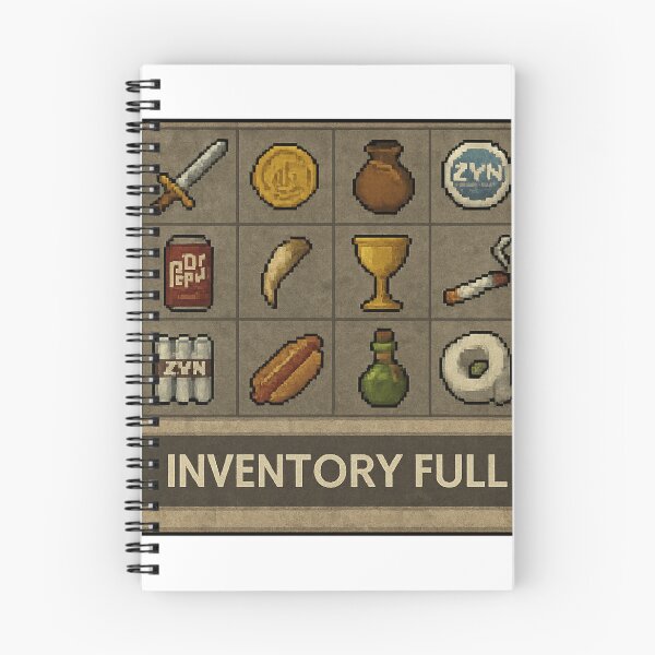Item preview, Inventory Full – Pixel Art Survival Essentials designed and sold by GooberCore.