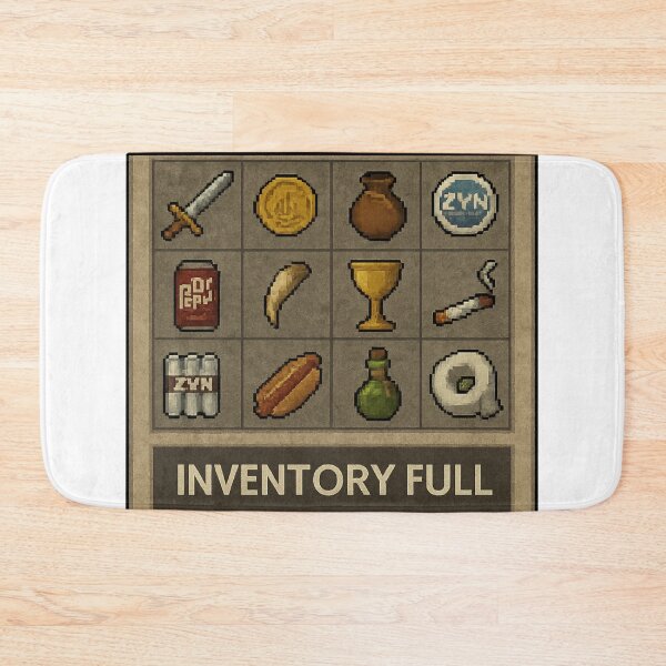 Item preview, Inventory Full – Pixel Art Survival Essentials designed and sold by GooberCore.