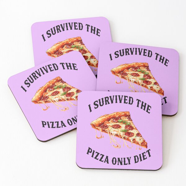 Item preview, I SURVIVED THE PIZZA ONLY DIET 4 designed and sold by DigitalandPhoto.