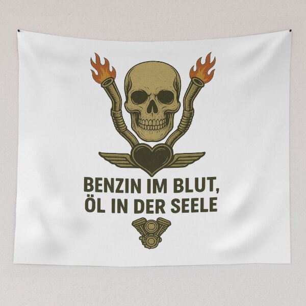 Item preview, Petrol in the blood – oil in the soul designed and sold by Kunst-Shirt.