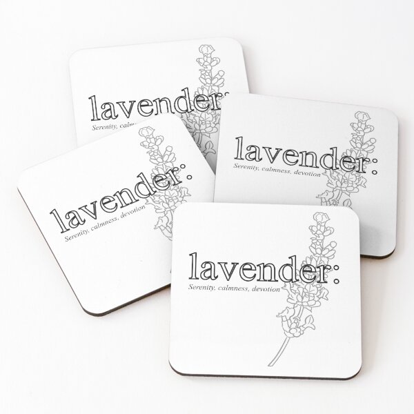 Item preview, Lavender Language of Flowers designed and sold by Bearly-Talented.