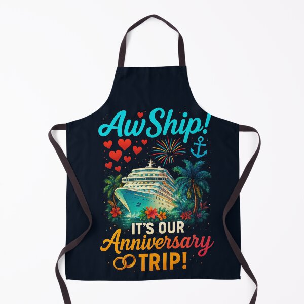 Item preview, Aw Ship! It’s Our Anniversary Trip – Romantic Cruise Vacation Design designed and sold by Victor Shadehorn.