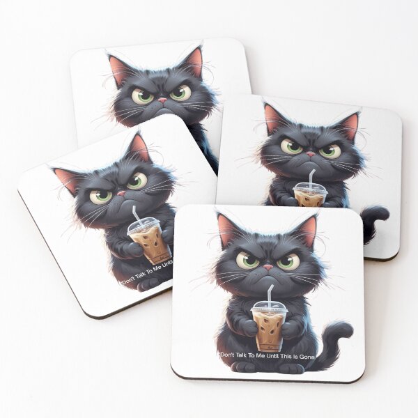 Item preview, My Face Before Coffee - Grumpy Cat Iced Coffee Lover designed and sold by Frame of Mind .