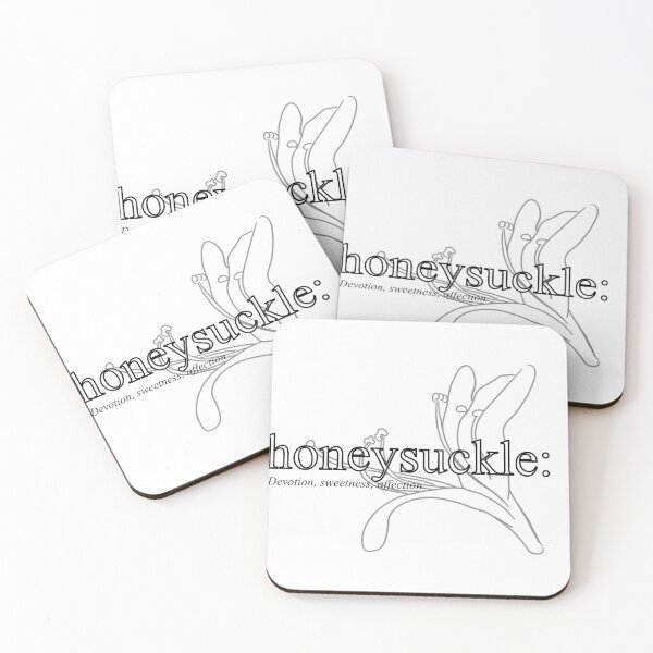 Item preview, Honeysuckle Language of Flowers designed and sold by Bearly-Talented.