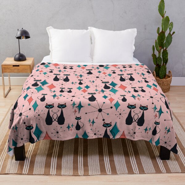 Item preview, Atomic Cats on Pink designed and sold by Shanna Lenè Hattaway.