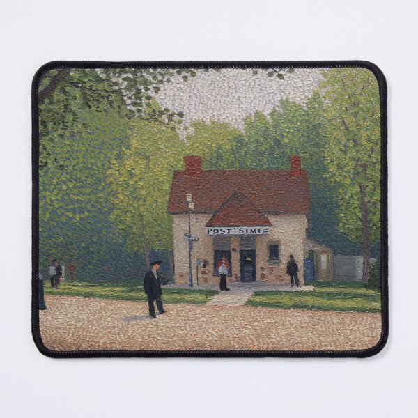 Item preview, Post office | Post-impressionist painting style designed and sold by ComicsFactory.