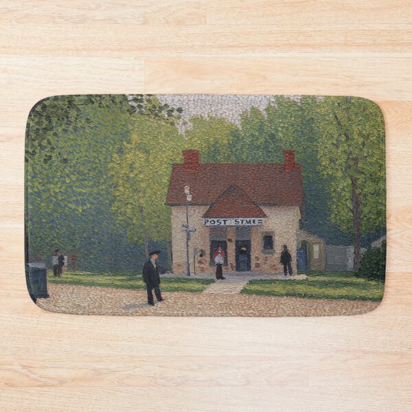 Item preview, Post office | Post-impressionist painting style designed and sold by ComicsFactory.