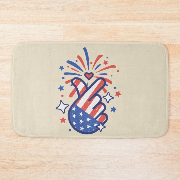 Item preview, Korean Finger Heart 4th of July Aesthetic designed and sold by KGlam.