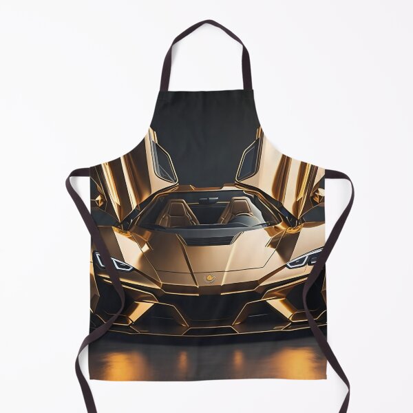 Item preview, Golden Hypercar Doors Up - Futuristic Luxury Sports Car Art designed and sold by VA Design.