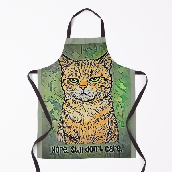 Item preview, Nope Still Don’t Care – Funny Cat Attitude Art designed and sold by gleefulme.