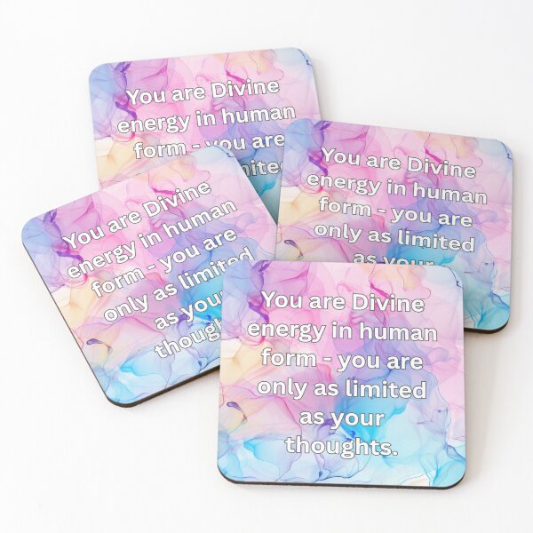 Item preview, You are Divine energy in human form - you are only as limited as your thoughts. designed and sold by FlutterByH.