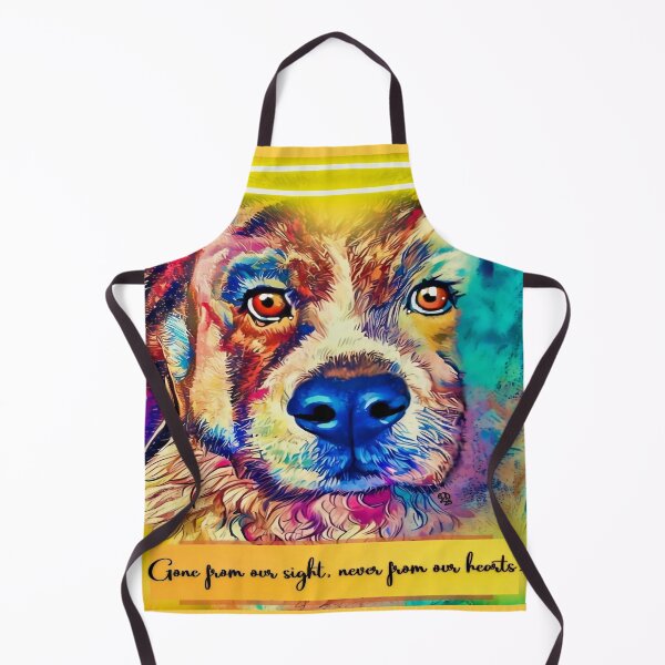Item preview, Rainbow Dog Angel Memorial – Pet Loss Tribute Art designed and sold by gleefulme.