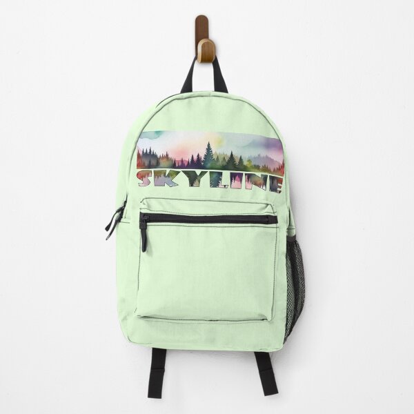 Item preview, My Skyline: Forest Silhouettes in Watercolor Calm designed and sold by MoxisWatercolor.