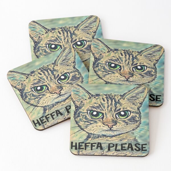 Item preview, Sassy Grouchy Cat Says Heffa Please designed and sold by gleefulme.