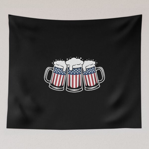 Item preview, usa mugs of beer designed and sold by jkrphoto.