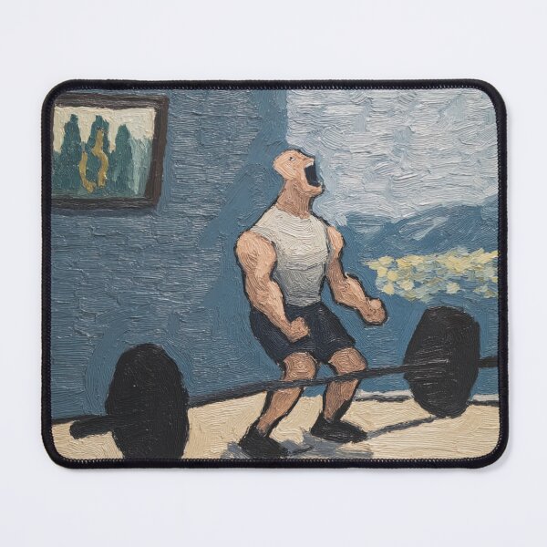 Item preview, Powerlifter | Post-impressionist painting style designed and sold by ComicsFactory.