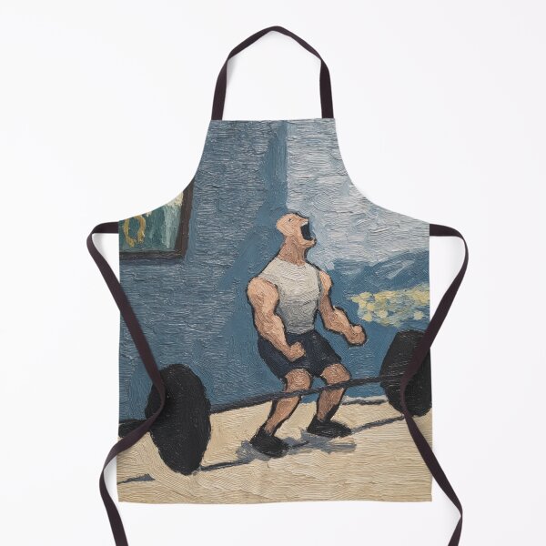 Item preview, Powerlifter | Post-impressionist painting style designed and sold by ComicsFactory.