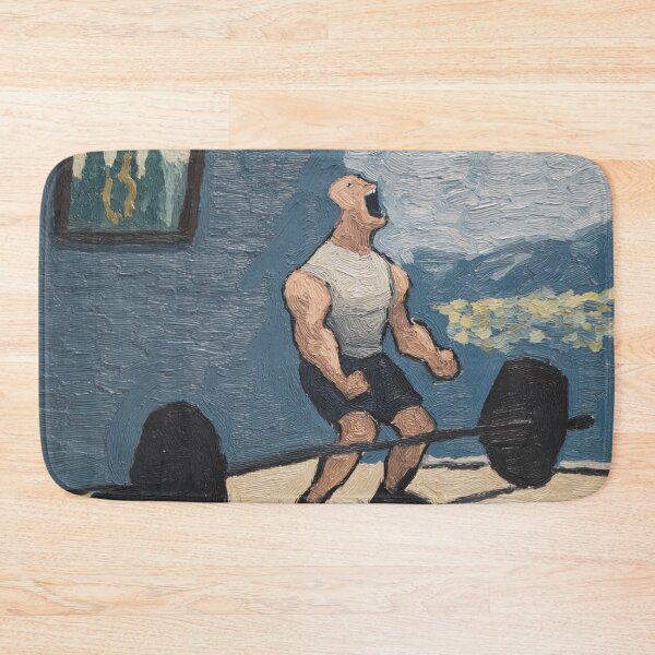 Item preview, Powerlifter | Post-impressionist painting style designed and sold by ComicsFactory.