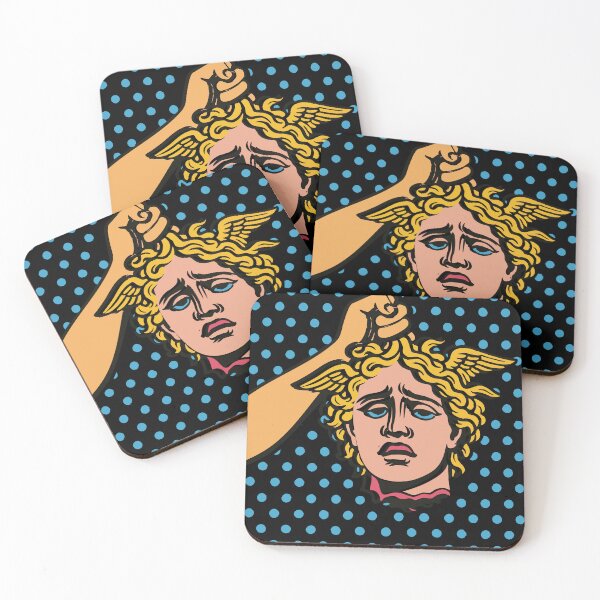 Item preview, Decapitated Angel Meme – Baroque Pop Art Head designed and sold by Organic Creeps.