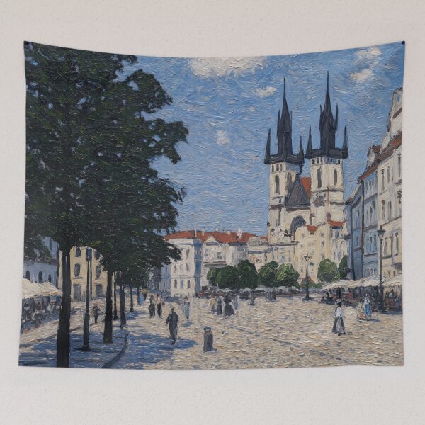 Item preview, Prague | Post-impressionist painting style designed and sold by ComicsFactory.