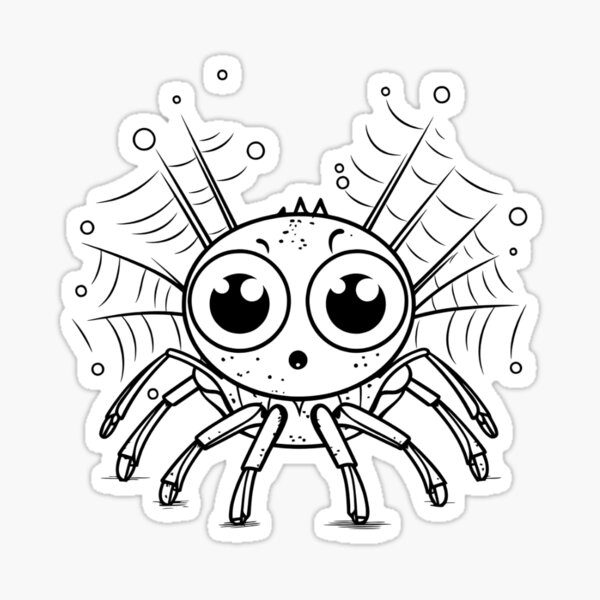 Item preview, The Curious Spider designed and sold by AllShopDot.