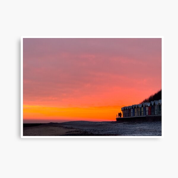 Item preview, Cromer beach huts at dawn designed and sold by PetraCromer.
