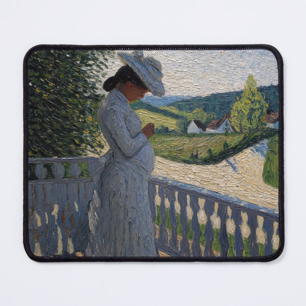 Item preview, pregnant woman | Post-impressionist painting style designed and sold by ComicsFactory.