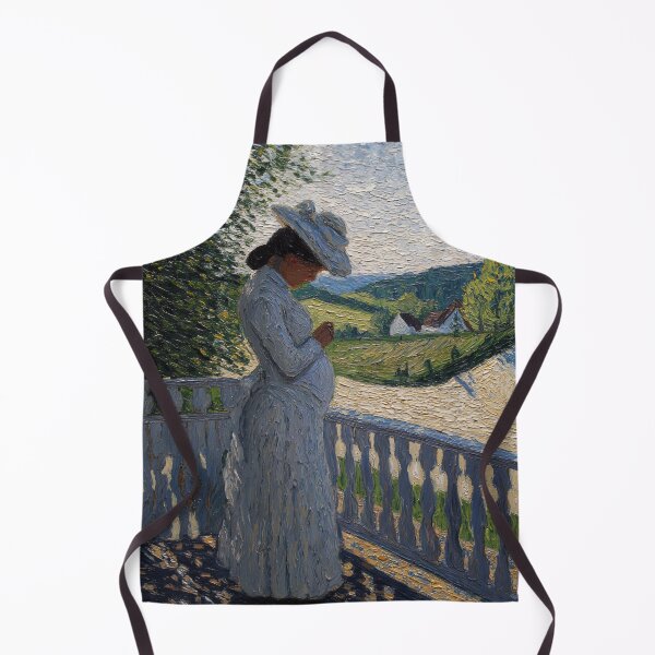 Item preview, pregnant woman | Post-impressionist painting style designed and sold by ComicsFactory.