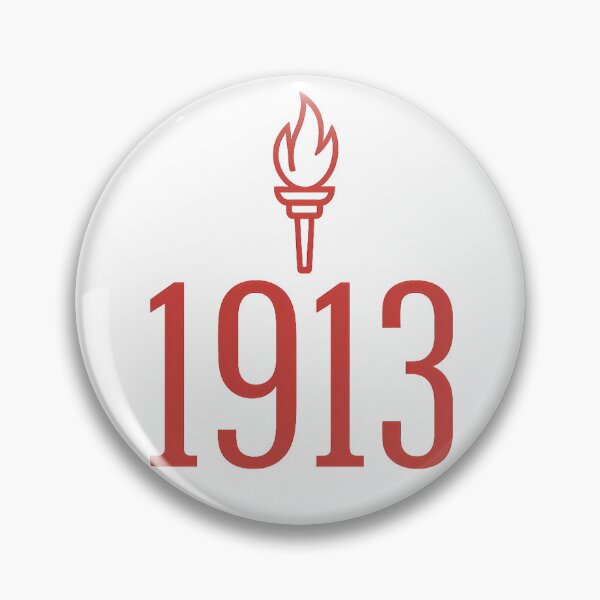 Item preview, Delta Sigma Theta 1913 Torch Sticker | Crimson Glow designed and sold by summer-loving.