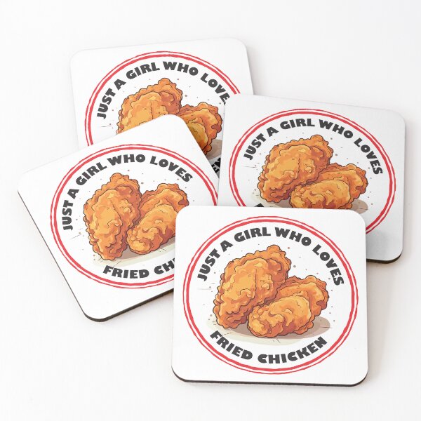 Item preview, Just A Girl Who Loves Fried Chicken designed and sold by bolimj.