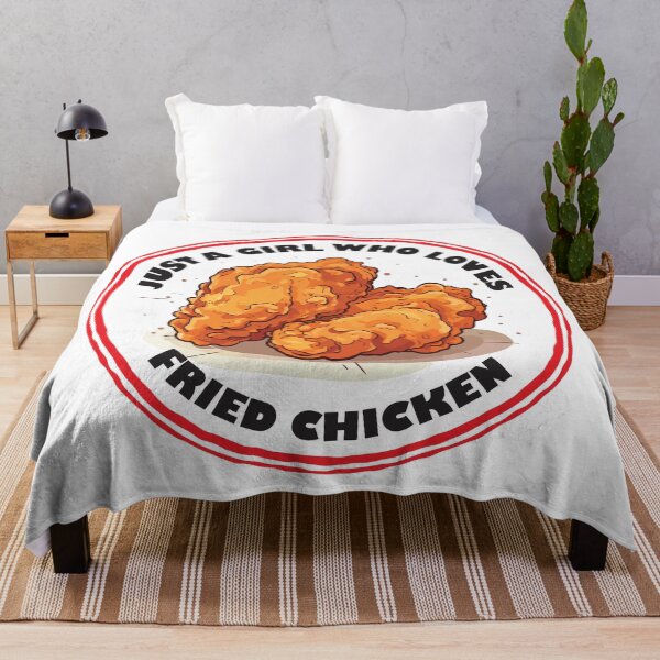 Item preview, Just A Girl Who Loves Fried Chicken designed and sold by bolimj.