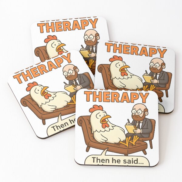 Item preview, Chicken Therapy – “Then he said… Nuggets.” designed and sold by SoulsetJourney.