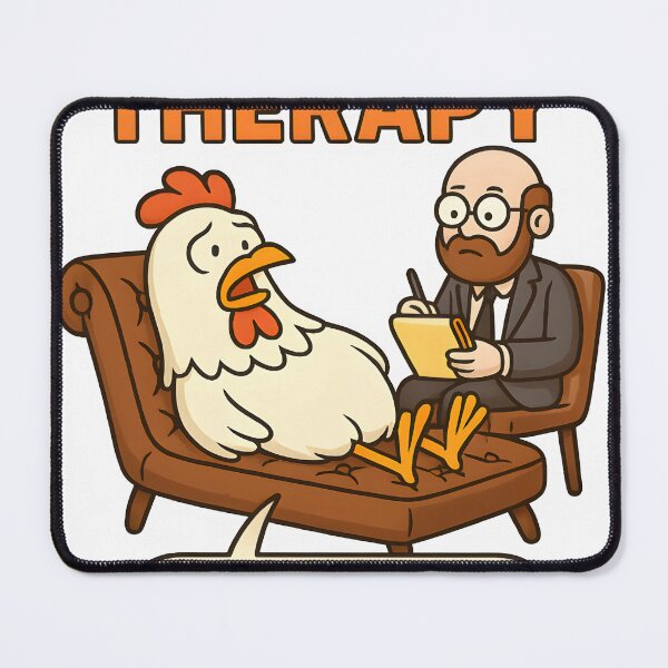 Item preview, Chicken Therapy – “Then he said… Nuggets.” designed and sold by SoulsetJourney.