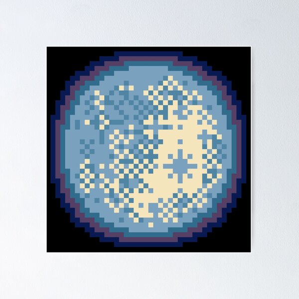 Item preview, Pixel Moon designed and sold by kendra-psd.