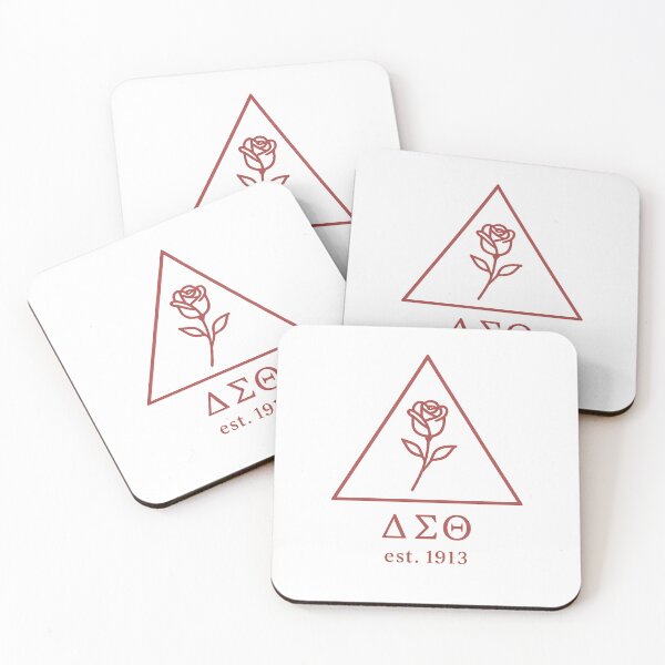 Item preview, Delta Sigma Theta Triangle Rose Emblem | Est. 1913 Sticker designed and sold by summer-loving.