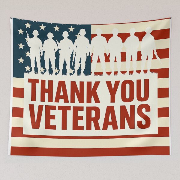 Item preview, Veterans Day Gift - Memorial Day Gift - Thank You Veterans designed and sold by Galvanized.