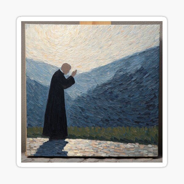 Item preview, Priest | Post-impressionist painting style designed and sold by ComicsFactory.